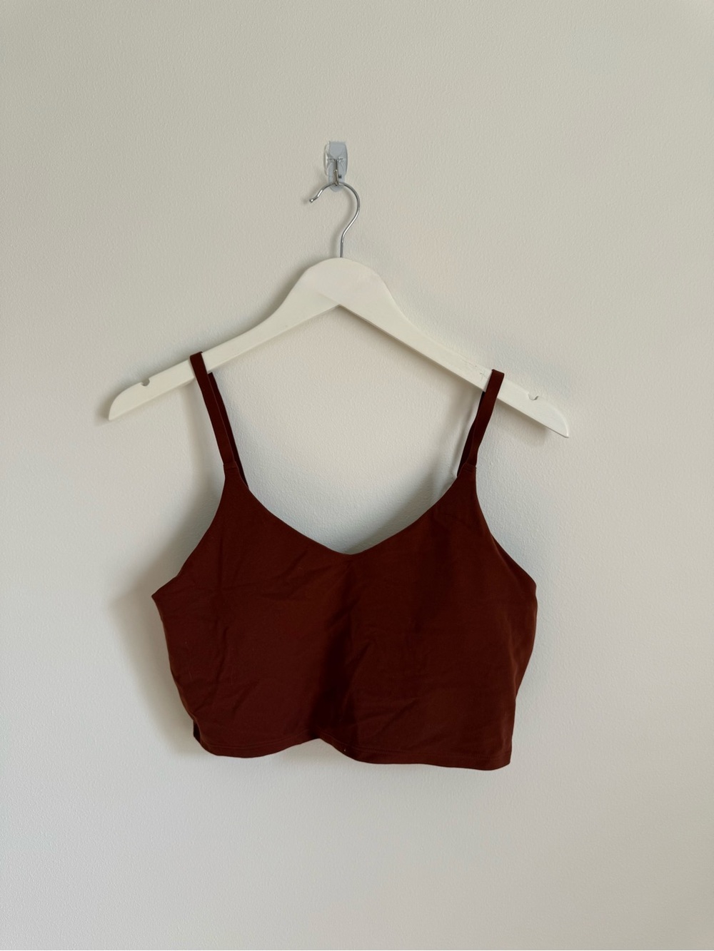 Athleta Rust Brown Cropped Cami Tank